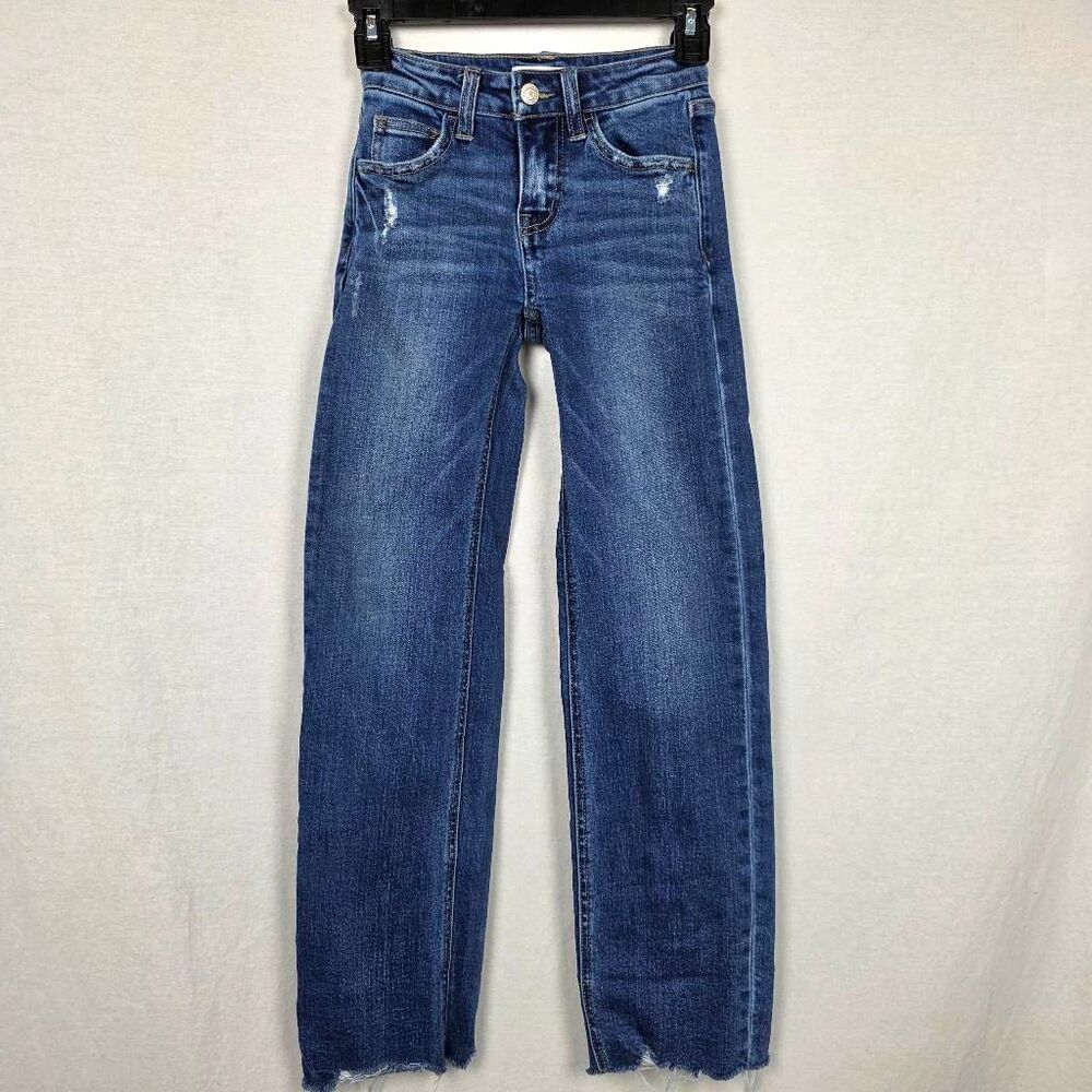 Vervet Kids Classic Straight Jeans Size 7 Distressed